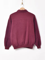 襟付き デザインスウェット