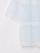 半袖ランジェリートップス