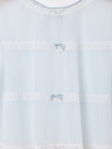 半袖ランジェリートップス