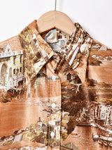 70's フォトプリント長袖シャツ