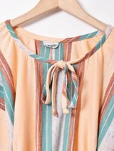 総柄 長袖トップス