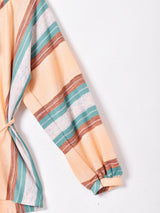 総柄 長袖トップス