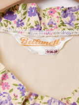 フリルカラー 長袖ワンピース