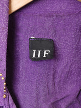 スタッズデザイン 長袖 ジャンプスーツ