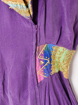 スタッズデザイン 長袖 ジャンプスーツ