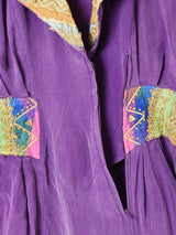 スタッズデザイン 長袖 ジャンプスーツ