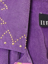 スタッズデザイン 長袖 ジャンプスーツ