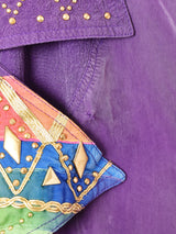 スタッズデザイン 長袖 ジャンプスーツ