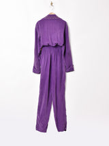 スタッズデザイン 長袖 ジャンプスーツ