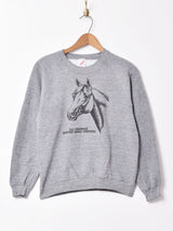 アメリカ製 馬 スウェットシャツ