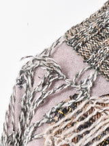 イタリア製 リブニットデザイントップス