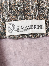 イタリア製 リブニットデザイントップス