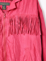フリンジ シルクジャケット