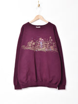 カカシプリントスウェットシャツ