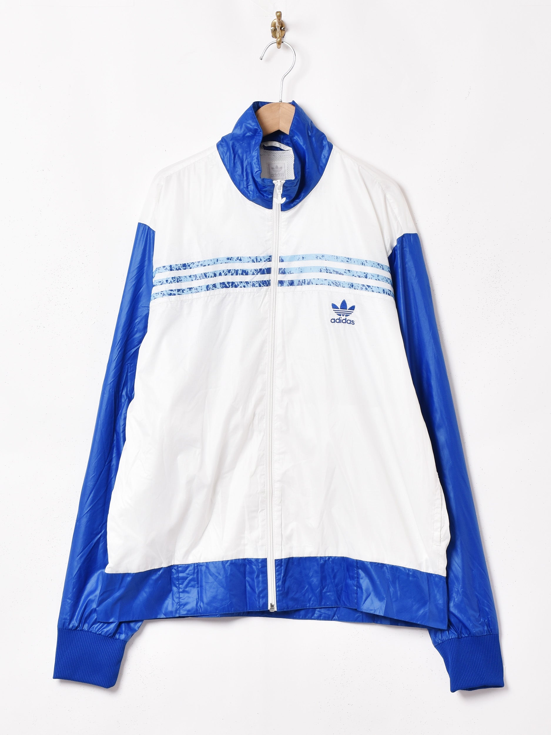 adidas ラインデザイン ウィンドブレーカー – 古着屋Top of the Hillの