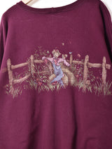 カカシプリントスウェットシャツ