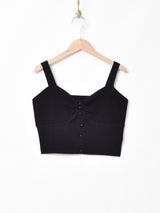 Meridianリブニットビスチェ