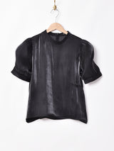 【3色展開】Meridianデザインスリーブ 半袖トップス