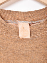 花パッチ 後染め スウェットシャツ