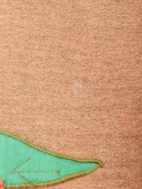 花パッチ 後染め スウェットシャツ