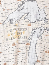 アメリカ製 地図プリントスウェットシャツ