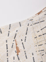 アメリカ製 地図プリントスウェットシャツ