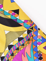 マルチカラー 総柄 シルクジャケット