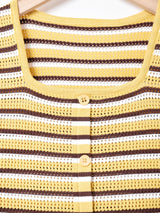 【2色展開】Meridian マルチカラー  ボーダ—ニット