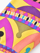 マルチカラー 総柄 シルクジャケット