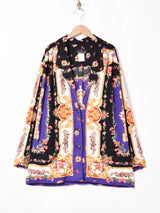 アメリカ製 総柄 テーラードジャケット