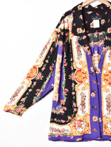 アメリカ製 総柄 テーラードジャケット