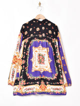 アメリカ製 総柄 テーラードジャケット