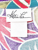 リーフ柄 半袖シャツ