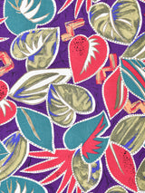 リーフ柄 半袖シャツ