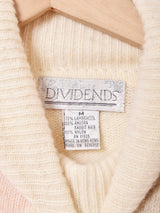 アーガイル柄 タートルネックセーター