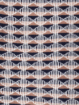 【2色展開】Meridian 幾何学柄 カーディガン