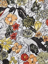 パフスリーブ 花柄 半袖シャツ