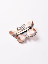 バタフライモチーフ コッパーブローチ