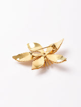 フラワーモチーフ ブローチ