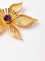 フラワーモチーフ ブローチ