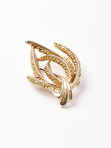 フェザーモチーフ ブローチ