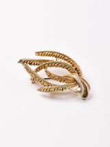 フェザーモチーフ ブローチ