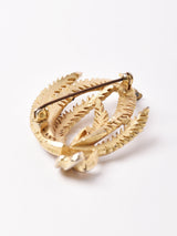 フェザーモチーフ ブローチ