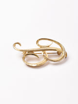 MAMSELLE イニシャルモチーフ ブローチ