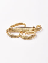 MAMSELLE イニシャルモチーフ ブローチ