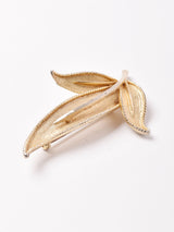 リーフモチーフ ブローチ