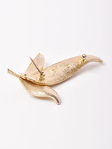 リーフモチーフ ブローチ