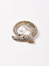 リーフモチーフ ブローチ