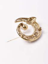 リーフモチーフ ブローチ