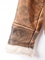 イングランド製 レザーボアジャケット